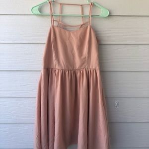 Blush sweetheart dress